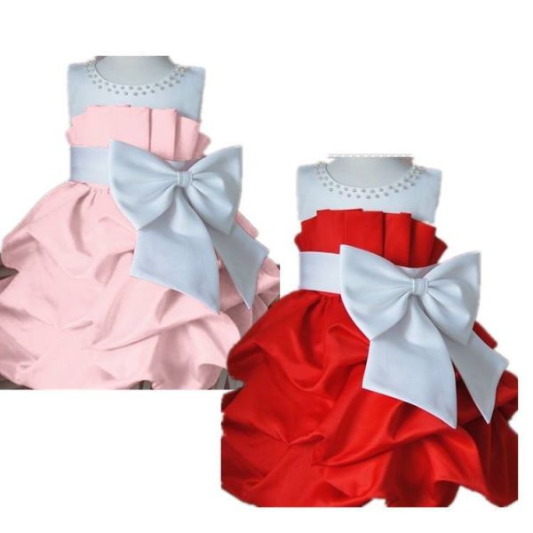 Vestido de gala, de 2 á 6 anos