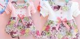 Vestido Floral, de 7 meses á 2 anos