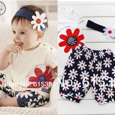 Blusa, short e laço de 0 á 2 anos