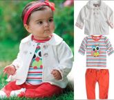 Casaco, blusa e calça, de 10 meses á 2 anos